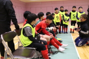 東電杯U-12フットサル大会の様子