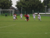 2014年8月9日に開催されたしんきんカップ第12回キッズサッカー大会県央決勝トーナメントの様子