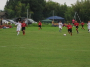 2014年8月9日に開催されたしんきんカップ第12回キッズサッカー大会県央決勝トーナメントの様子