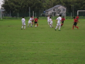 2014年8月9日に開催されたしんきんカップ第12回キッズサッカー大会県央決勝トーナメントの様子