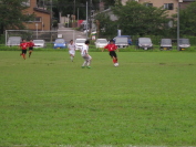 2014年8月9日に開催されたしんきんカップ第12回キッズサッカー大会県央決勝トーナメントの様子